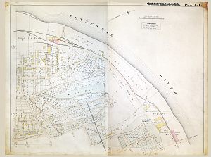 1889 Chattanooga Plat Maps