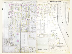 1889 Chattanooga Plat Maps